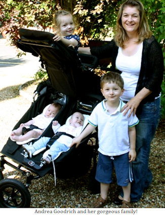 Andrea Goodrich with children