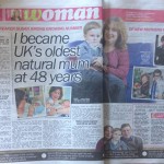 Britain's oldest natural first time mum