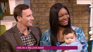 One in a million baby ITV This Morning