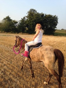 Daily Mail - Daisy Pritchard and Dollar the horse