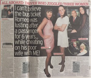 Mistress story, Daily Mirror