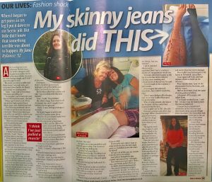 Skinny jeans almost killed me