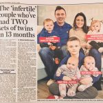 Two sets of twins Daily Mail